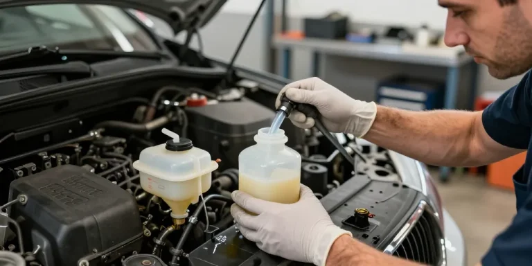 comment enlever l'huile dans le liquide de refroidissement