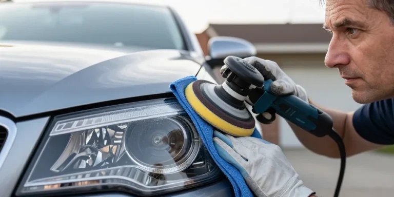 comment polire un phare de voiture