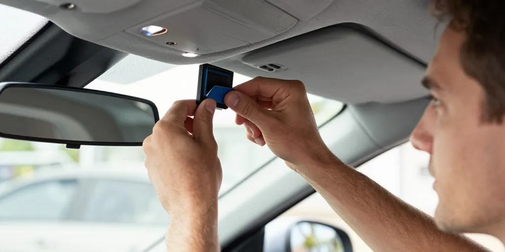 comment enlever le badge telepeage vinci de son support